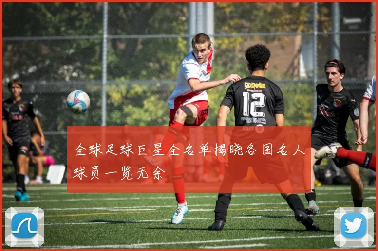 全球足球巨星全名单揭晓各国名人球员一览无余